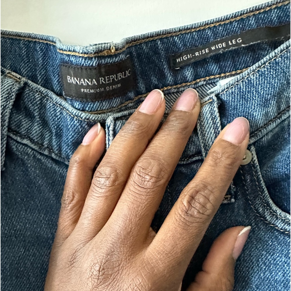 Banana Republic wide leg jeans